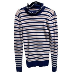 Scotch and Soda Striped Red, Blue and White Women’s Sweater